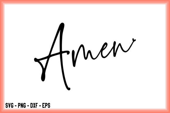 Amen Shirt Design Christian Retro: A Versatile Graphic for T-Shirt Designs & Handmade Crafting