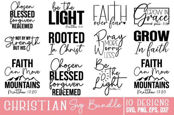 Bible Verses, Christian SVG Bundle: A Designer’s Review for T-Shirt Graphics & Brand Projects