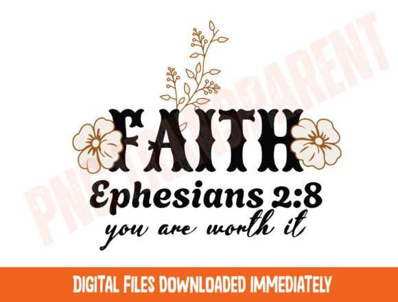 Elegant Christian Faith Graphics for T-Shirt Designs and Digital Products