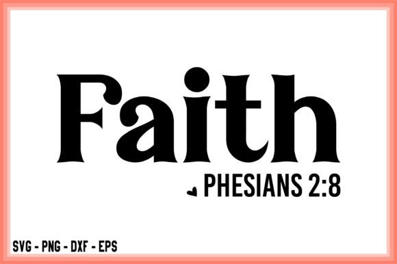 Elegant Christian Faith Quote SVG PNG for T-Shirt Designs & Blog Graphics