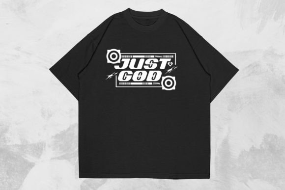 h1Just God Christian Y2K T-Shirt Design for Modern Branding and Print Projects/h1