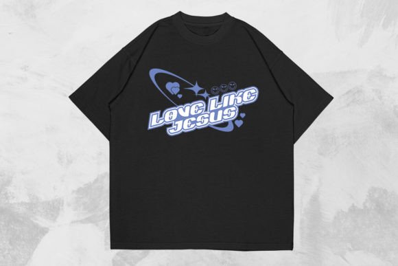 h1Love Like Jesus Christian Y2k Design – A Versatile T-Shirt Graphic for Modern Branding/h1