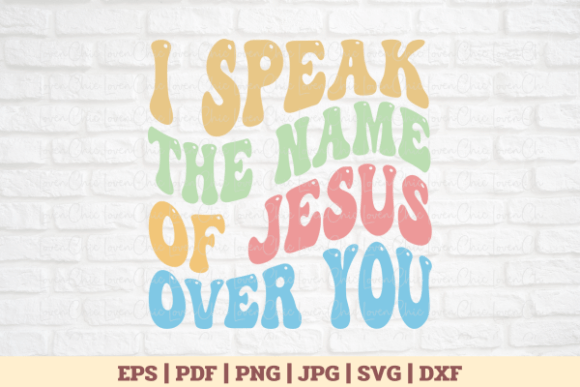 I Speak Jesus Christian SVG for T-Shirt Designs & Graphics Projects