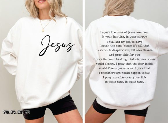 In Jesus Name - God of Possible: A Faith-Focused Graphic for T-Shirt Designs & Branding Projects