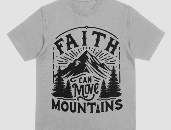 Jesus Faith SVG for T-Shirt Designs & Christian Graphics