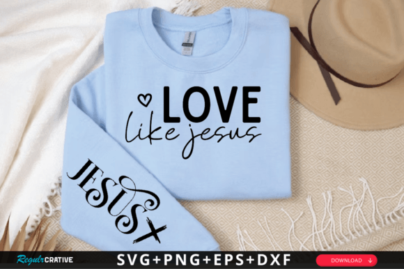 Love Like Jesus Sleeve SVG Design Review