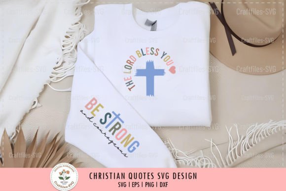 The Lord Bless You - Christian SVG for T-Shirt Designs & Graphics